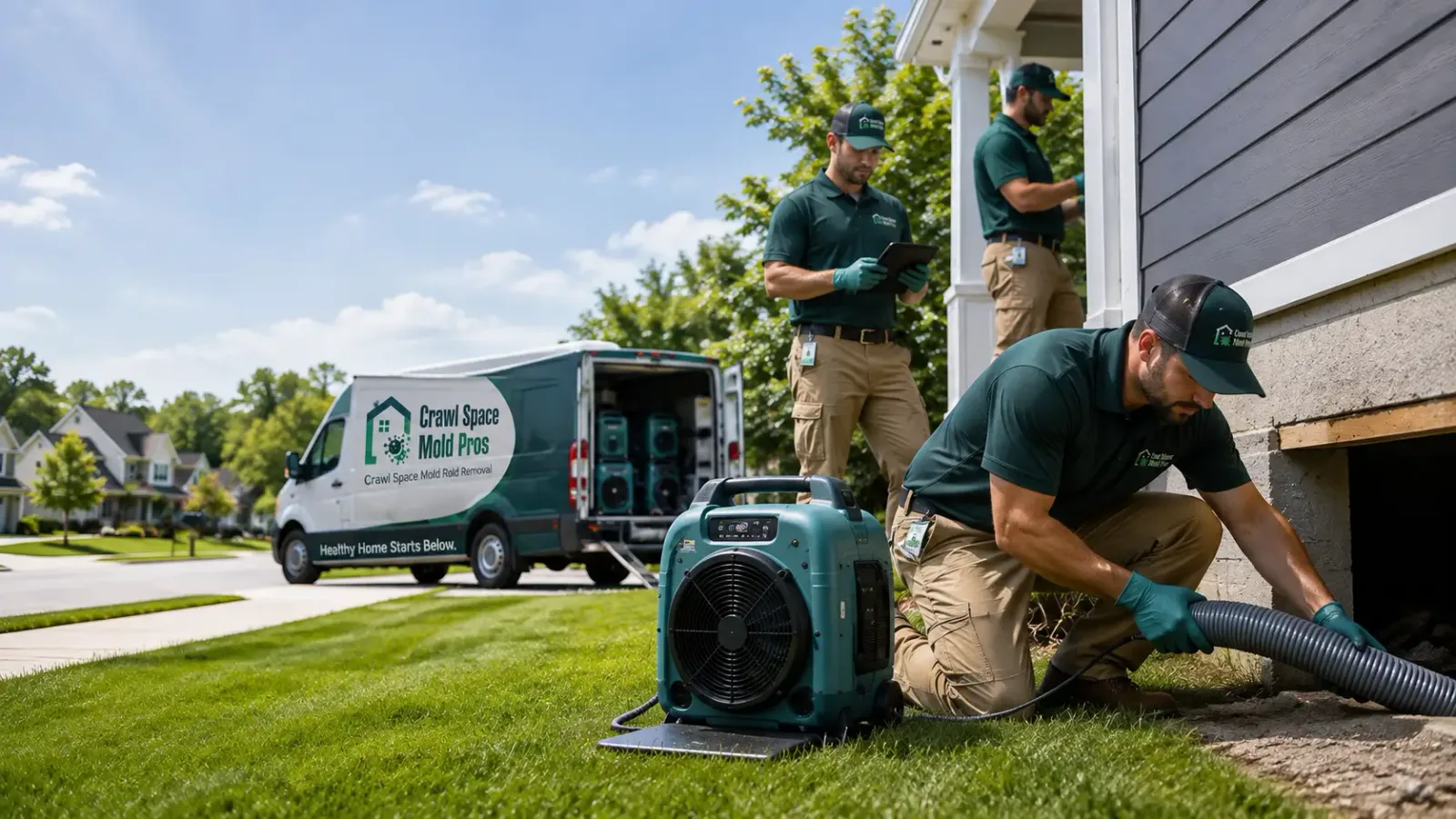 Crawl Space Mold Removal in Girard, PA